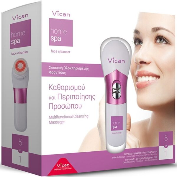 Vican Home Spa Face Cleanser 1 Συσκευή + 5 Κεφαλές