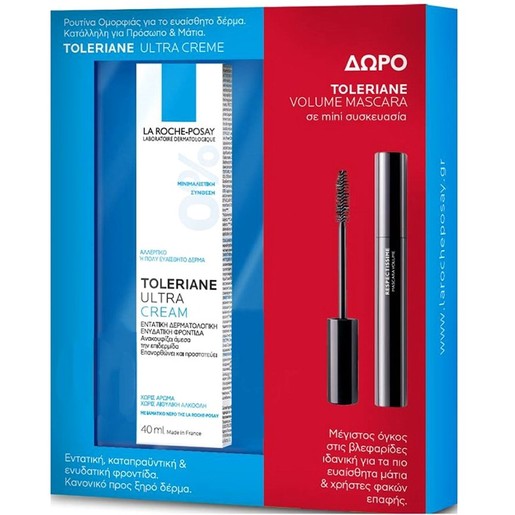La Roche-Posay Toleriane Ultra Cream 40ml & Toleriane Mascara Volume Black 4.5ml
