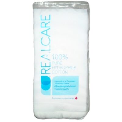 Real Care Pure Hydrophile Cotton 100% Καθαρό Υδρόφιλο Βαμβάκι Ανώτερης Ποιότητας 70gr