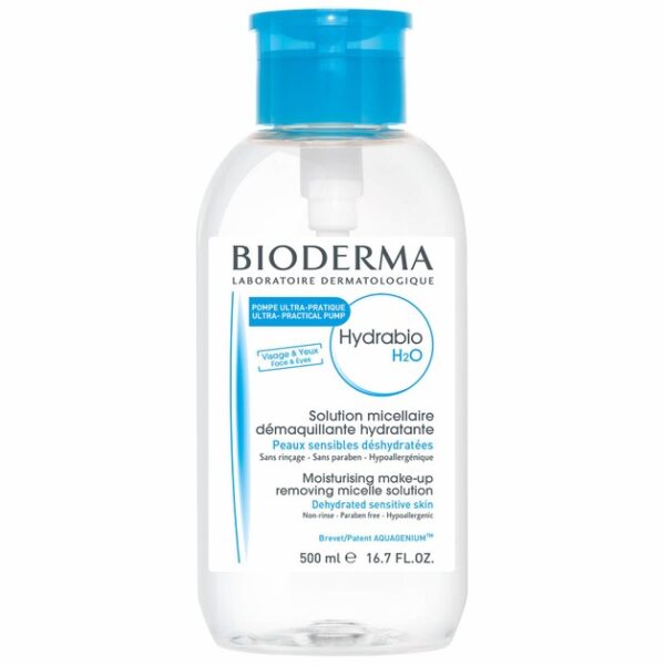 Bioderma Hydrabio H20 Καθαριστικό & Ενυδατικό Διάλυμα σε Μορφή Νερού με Aquagenium με Αντίστροφη Αντλία