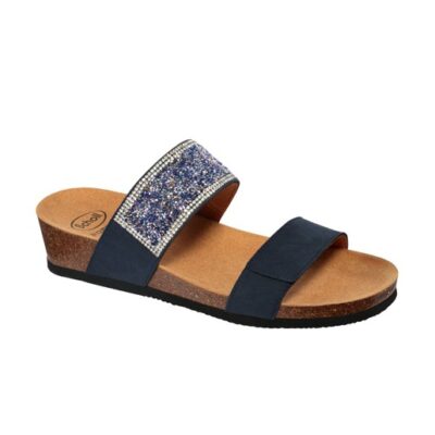 Scholl Shoes Cecilia F277991040 Blue Γυναικεία Ανατομικά Παπούτσια Χαρίζουν Σωστή Στάση & Φυσικό Χωρίς Πόνο Βάδισμα 1 Ζευγάρι
