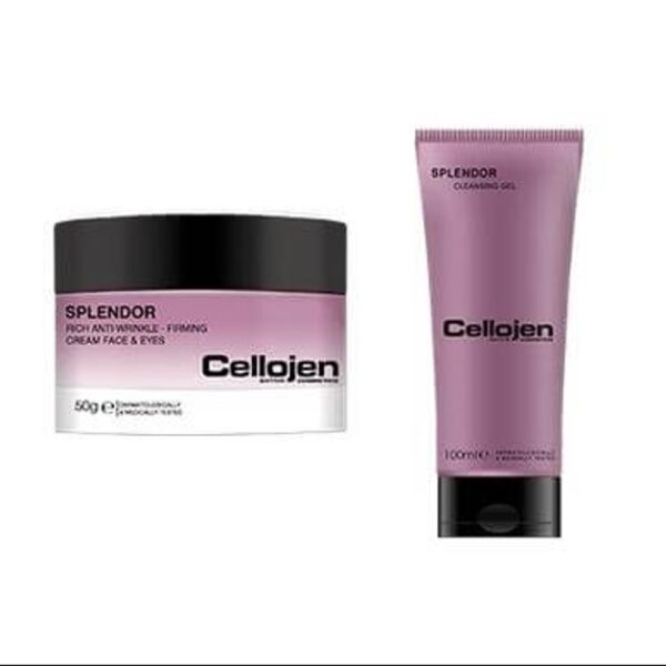 Cellogen Splendor Anti-wrinkle Firming Crem Αντιρυτιδική Συσφικτική Κρέμα Προσώπο Ματιών 50gr + Δώρο Cleansing Face gel 100ml