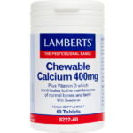 Lamberts Chewable Calcium 400mg 60 tabs