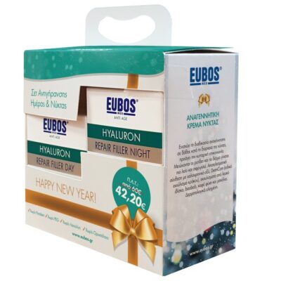 Eubos Πακέτο Προσφοράς Hyaluron Repair Filler Day Creme 50ml & Hyaluron Repair Filler Night Creme 50ml σε Ειδική Τιμή