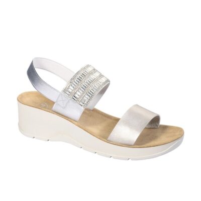Scholl Shoes Cristina Silver Γυναικεία Ανατομικά Παπούτσια Χαρίζουν Σωστή Στάση & Φυσικό Χωρίς Πόνο Βάδισμα 1 Ζευγάρι