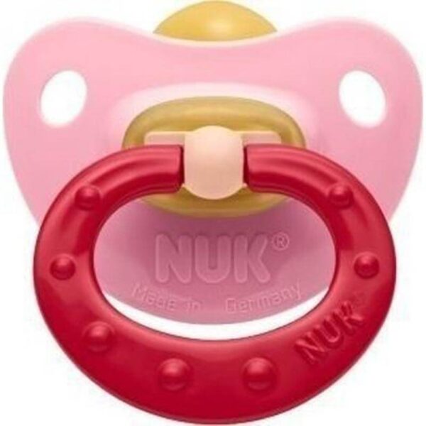 Nuk Classic Soft Πιπίλα απο Καουτσούκ με Κρίκο 1τμχ