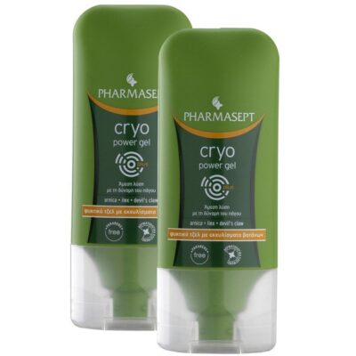 Pharmasept Aid Cryotherapy Freezing Power Gel Ψυκτικό Τζελ Βοτάνων για Άμεση Λύση 2x100ml Promo σε Ειδική Τιμή