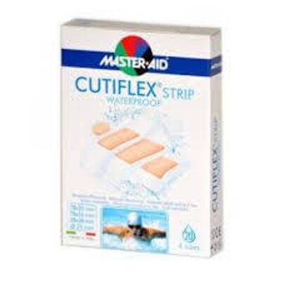 Master Aid Cutiflex Διαφανής Αδιάβροχος Αυτοκόλλητος Μικροεπίδεσμος Σε Κασετίνα 20 strip Διάφορα