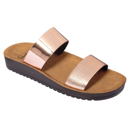 Scholl Shoes Cynthia Rose Gold Γυναικεία Ανατομικά Παπούτσια Χαρίζουν Σωστή Στάση & Φυσικό Χωρίς Πόνο Βάδισμα 1 Ζευγάρι
