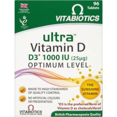 Vitabiotics Ultra-D3 25mg (1000IU) 96tabs