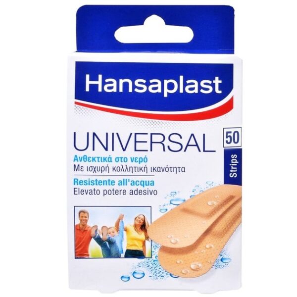 Hansaplast Universal Επιθέματα Ανθεκτικά στο Νερό 50 τμχ