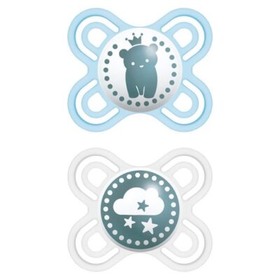 Mam Perfect Start Fairytale Ορθοδοντική Πιπίλα Σιλικόνης Ειδικά Σχεδιασμένη για Νεογέννητο Κωδ 081S από 0 Έως 2 Μηνών 2 Τεμάχια
