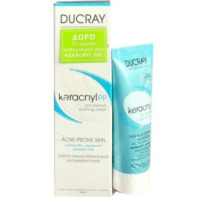 Ducray Πακέτο Προσφοράς Keracnyl PP Anti-Blemish Soothing Cream 30ml & Δώρο Gel 40ml