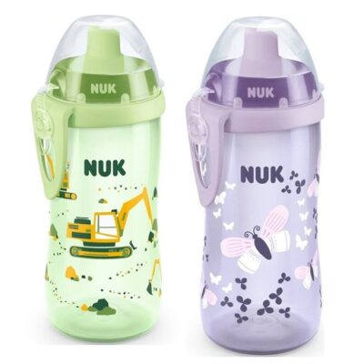 Nuk Flexi Cup Παγουράκι Πολυπροπυλενίου με Μαλακό Καλαμάκι Σιλικόνης 24m+ 300ml
