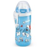Nuk Smurfs Flexi Cup Παγουράκι Πολυπροπυλενίου με Μαλακό Καλαμάκι Σιλικόνης 24m+ 300ml