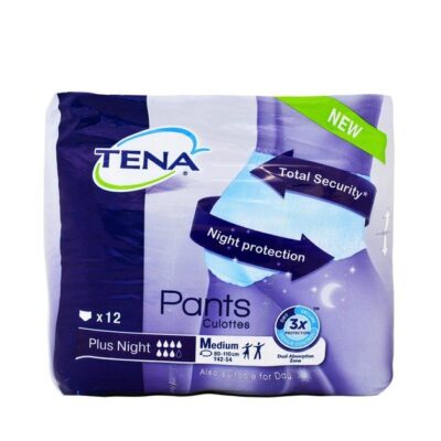Tena Πάνες Ακράτειας Pants Plus Night Medium 80-110cm 12Τεμ
