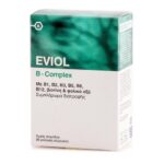 Eviol B-Complex Συμπλήρωμα Διατροφής για την Υποστήριξη της Φυσιολογικής Λειτουργίας του Νευρικού Συστήματος 30 Soft.Caps