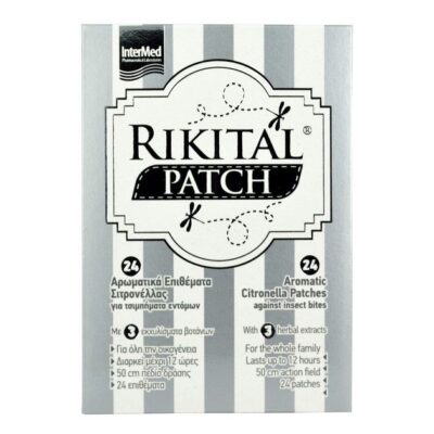 Intermed Rikital Patches Αρωματικά Επιθέματα Σιτρονέλλας 24 τεμάχια