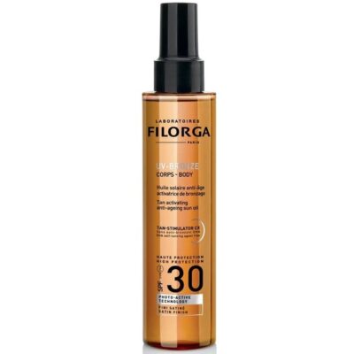 Filorga UV-Bronze Tan Activating Anti Ageing Sun Oil Spf30 για Ενισχυμένη Προστασία και Ομοιόμορφο Μαύρισμα 150ml