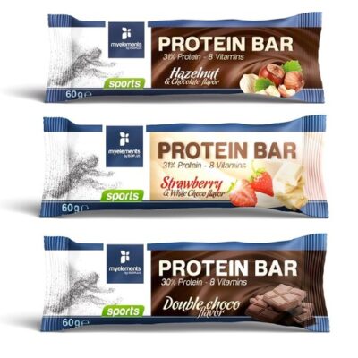 MyElements Protein Bar Μπάρα Πρωτεΐνης Εμπλουτισμένη με 8 Βιταμίνες 60gr