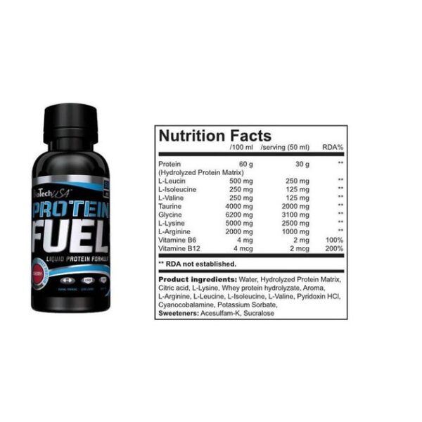 Biotech Usa Protein Fuel Πρωτεΐνη Ορού Γάλακτος 50ml