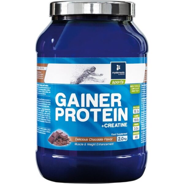 MyElements Sports High Performance Gainer Protein Powder Πρωτεΐνη με Γεύση Delicious Chocolate 2Kg