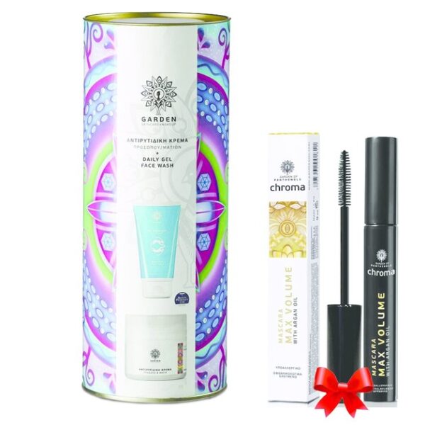Garden of Panthenols Πακέτο Προσφοράς Beauty Tube 1 Σετ Αντιγήρανσης & Καθαρισμού & Δώρο Max Volume Mascara 9ml