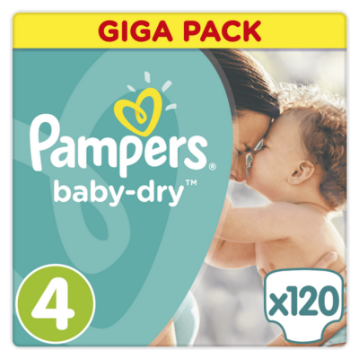 Pampers Baby Dry Giga Pack No4 Maxi (7-18kg)