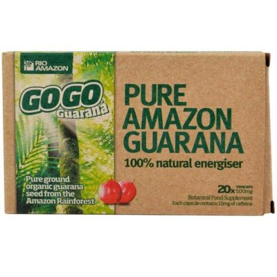 Gogo Guarana Vegicaps 500mg 100% Φυσικό Τονωτικό σε Κάψουλες για Σώμα & Μυαλό 20veg.caps