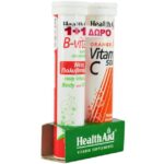Πακέτο Προσφοράς B-Vital Apricot 20eff.tabs + Δώρο Vitamin C Orange 500mg 20eff.tabs – Health Aid