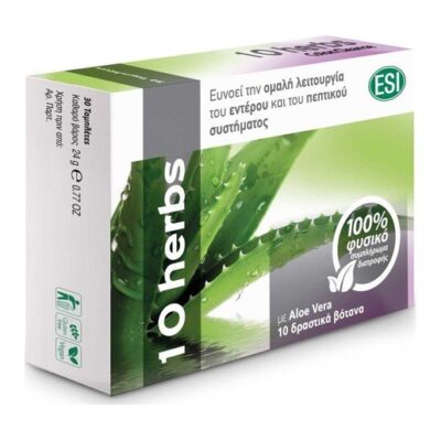 Esi 10 Herbs Colon Cleanse Για την Αντιμετώπιση της Δυσκοιλιότητας 30 tabs