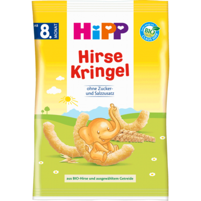 HiPP Hirse Kringer Παιδικά Γαριδάκια Καλαμποκιού από τον 8ο Μήνα 30gr