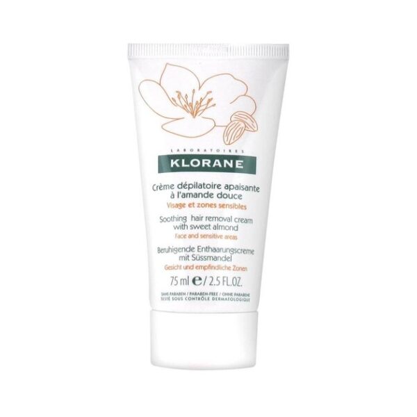 Klorane Creme Depilatoire Apaisante la Amande Douce 75ml