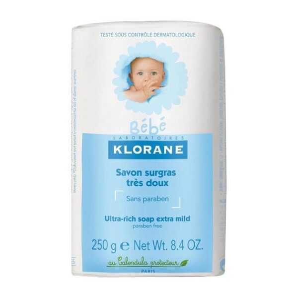 Klorane Bebe Savon Surgras Tres Doux 250g