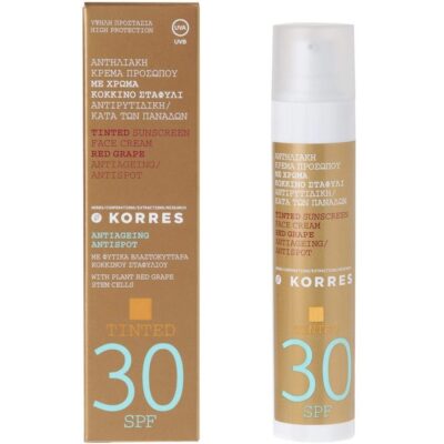 Korres Tinted Sunscreen Κόκκινο Σταφύλι με Spf30 50ml