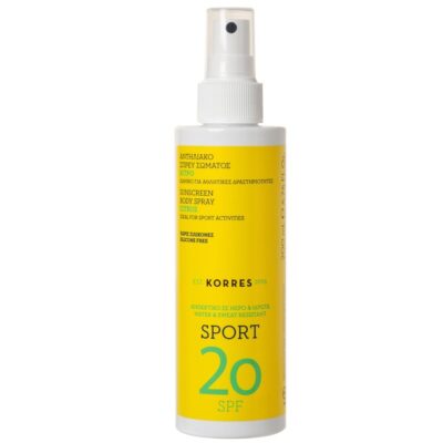 Korres Sport Body Spray Suncare Spf20