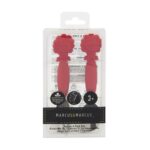 Marcus & Marcus Spoon & Fork Set 3m+ Βρεφικό Σετ Κουτάλι & Πιρούνι Σιλικόνης 2 Τεμάχια