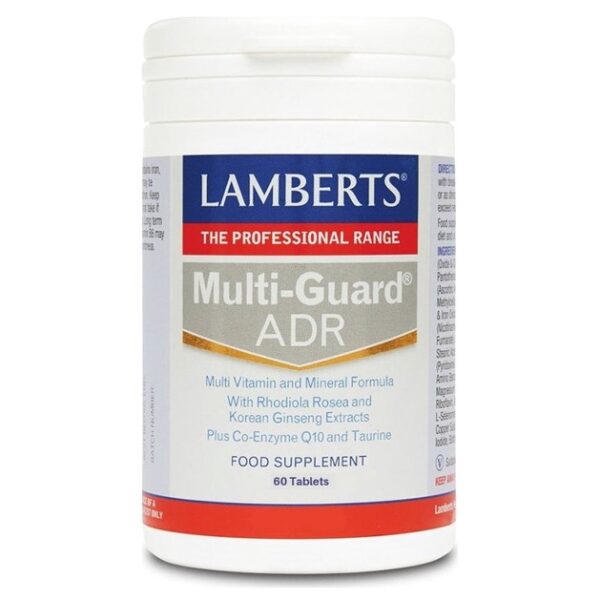 Lamberts Multi Guard ADR Πολυφόρμουλα Ενέργειας & Τόνωσης με Rhodiola