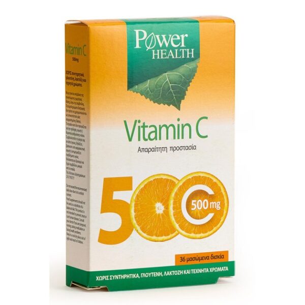 Power Health Vitamin C 500mg 36 Chewable tabs