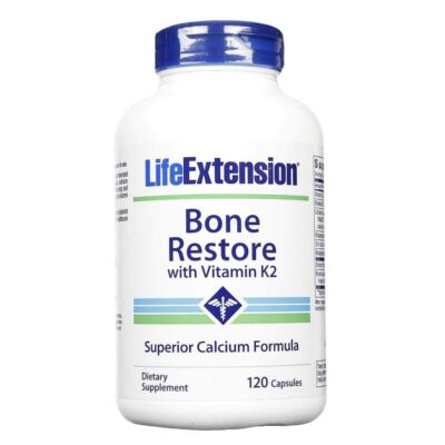 Life Extension Bone Restore With Vitamin K2 120 Caps