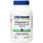 Life Extension Vitamin C With Dihydroquercetin 1000mg Συμπλήρωμα Διατροφής Βιταμίνης C Ενίσχυσης του Ανοσοποιητικού 250veg.tabs