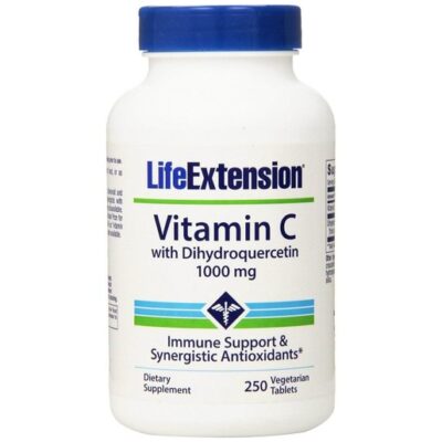 Life Extension Vitamin C With Dihydroquercetin 1000mg Συμπλήρωμα Διατροφής Βιταμίνης C Ενίσχυσης του Ανοσοποιητικού 250veg.tabs