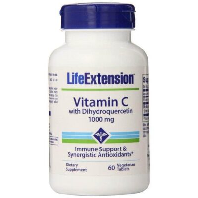 Life Extension Vitamin C With Dihydroquercetin 1000mg Συμπλήρωμα Διατροφής Βιταμίνης C Ενίσχυσης του Ανοσοποιητικού 60veg.tabs