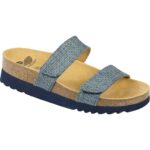 Scholl Shoes Lusaka Μπλε Denim Γυναικεία Ανατομικά Παπούτσια Χαρίζουν Σωστή Στάση & Φυσικό Χωρίς Πόνο Βάδισμα 1 Ζευγάρι
