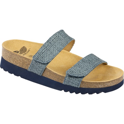 Scholl Shoes Lusaka Μπλε Denim Γυναικεία Ανατομικά Παπούτσια Χαρίζουν Σωστή Στάση & Φυσικό Χωρίς Πόνο Βάδισμα 1 Ζευγάρι