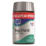 Quest Omega 3 Fish Oil Concentrate 1000mg Ωμέγα-3 Λιπαρών Οξέων EPA & DHA 45caps & 45Caps Δώρο