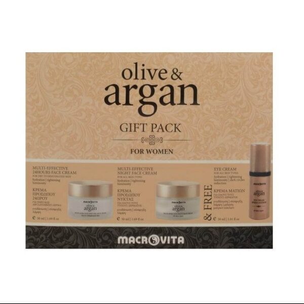 Macrovita Olive & Argan Gift Pack For Women 24Hours Cream 50ml