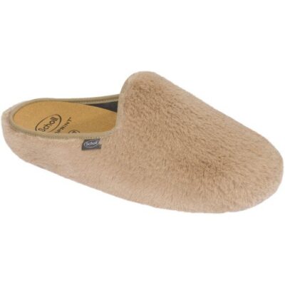 Scholl Shoes Maddy Camel Γυναικείες Παντόφλες Μπεζ 1 Ζευγάρι