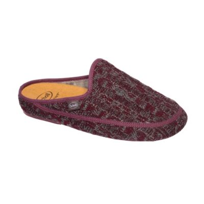 Scholl Shoes Maddy Bordeaux Γυναικείες Παντόφλες Μπορντώ 1 Ζευγάρι