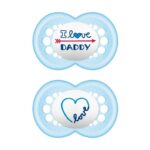 Mam I Love Mummy & Daddy Ορθοδοντική Πιπίλα Σιλικόνης Κωδ 265S από 16+ Μηνών 2 Τεμάχια